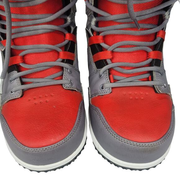 Nike SB Vapen Snowboard Boots Mens 10 Gray Red Black White Winter main image 11